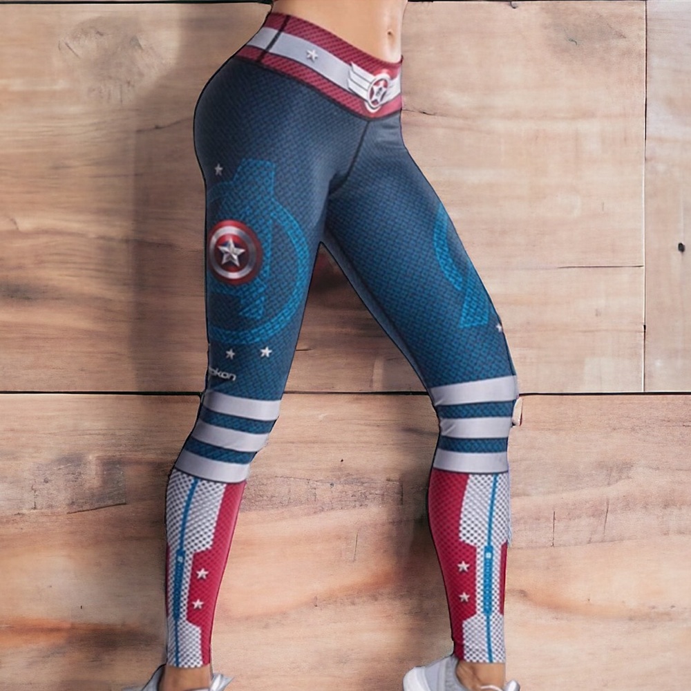 Drakon Collectible Captain America
Compression Leggings Cool Fit One Size Fit